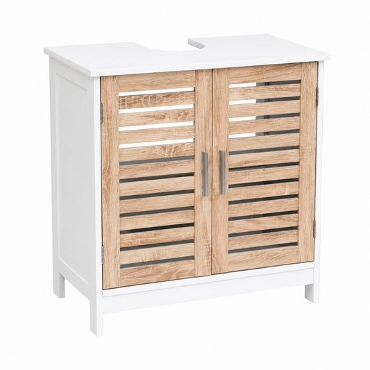 Armadio Sotto Lavabo Bianco Stile Nordico per Bagno