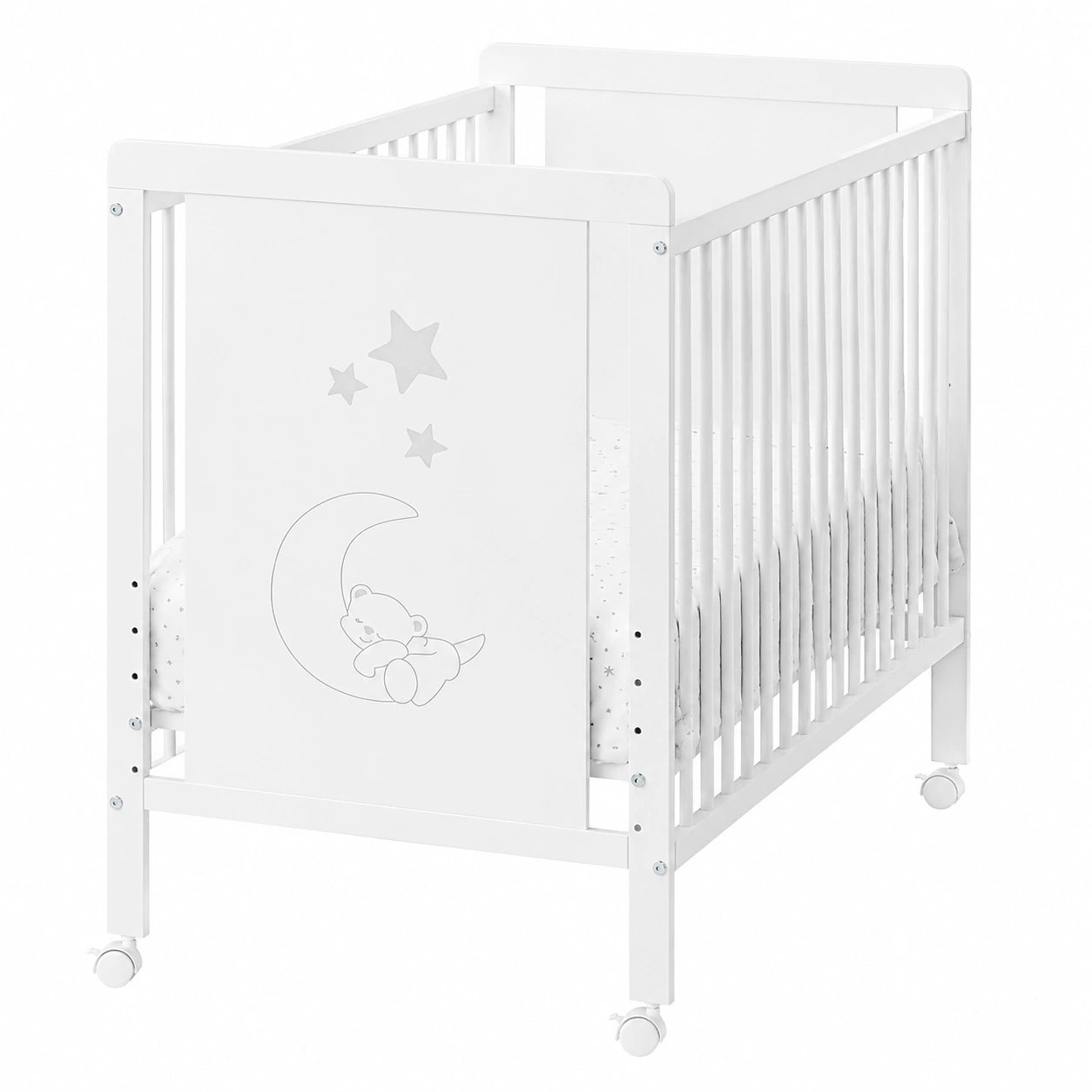 Culla Nordica Indi per Neonati 120x60 cm con Kit Completo in Cotone CoolDreams